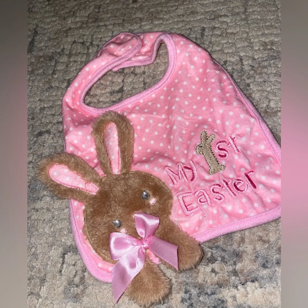 ‘My first Easter’ Bunny Baby Bib